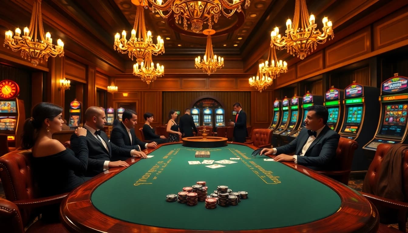 Découvrez l'excitation du casino en ligne France avec des tables de poker luxueuses et des machines à sous vibrantes.
