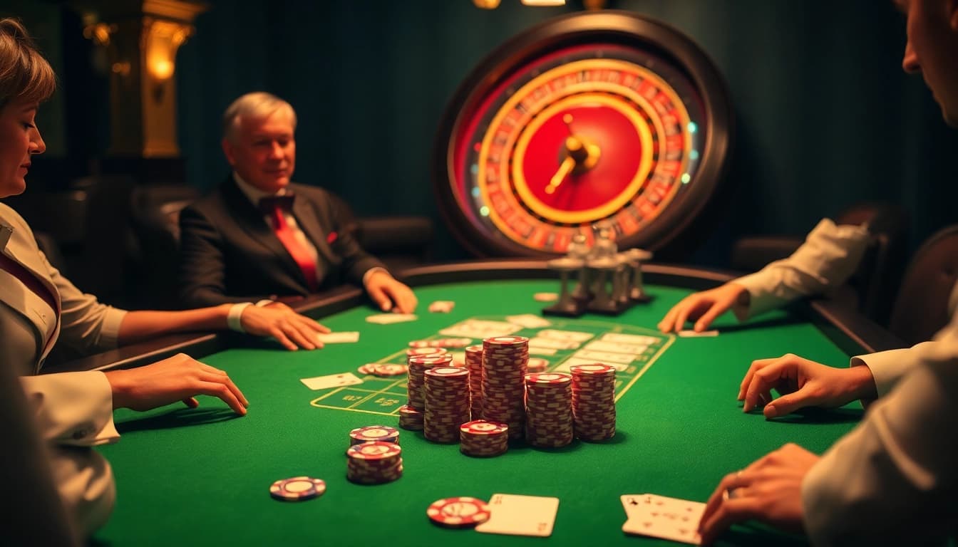 Vivez l'excitation du meilleur casino en ligne France avec des tables de jeu vibrantes, des jetons de luxe et de l'adrénaline.