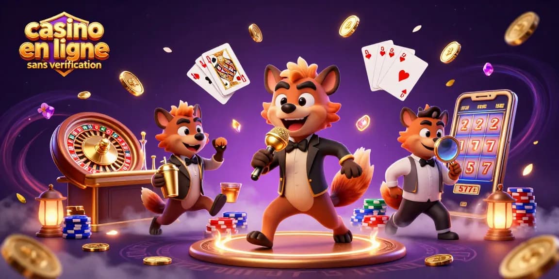 Casino en ligne sans vérification : hyènes dans un club de comédie, économie de temps garantie.