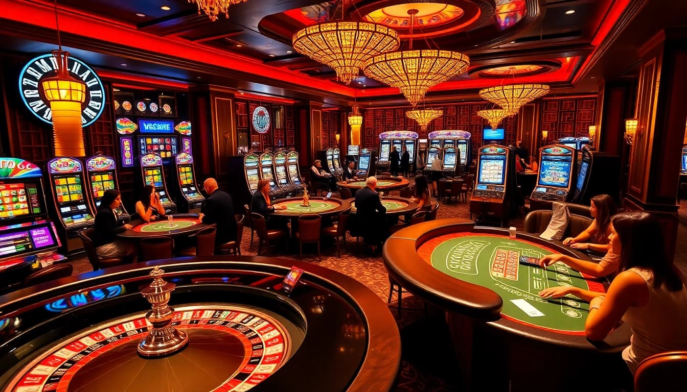 Vivez l'excitation du casino en ligne france avec des machines à sous vibrantes et des tables de poker.