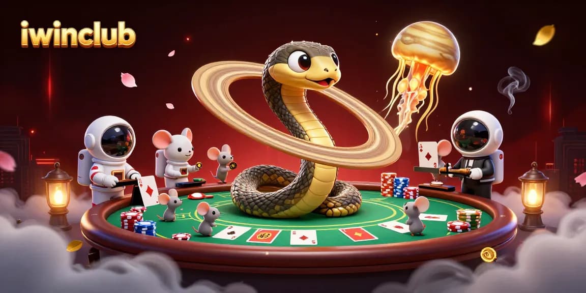 Experience the thrill of gambling with iwinclub as mice place bets on roulette rings.