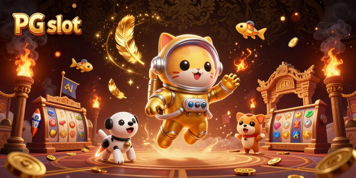 Join the fun with engaging PG slot games featuring cartoon characters in an energetic cosmic setting.