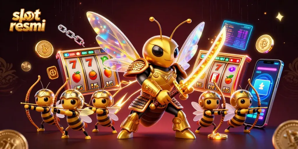 Experience thrilling gameplay with slot resmi featuring dynamic 3D characters and vibrant casino elements.