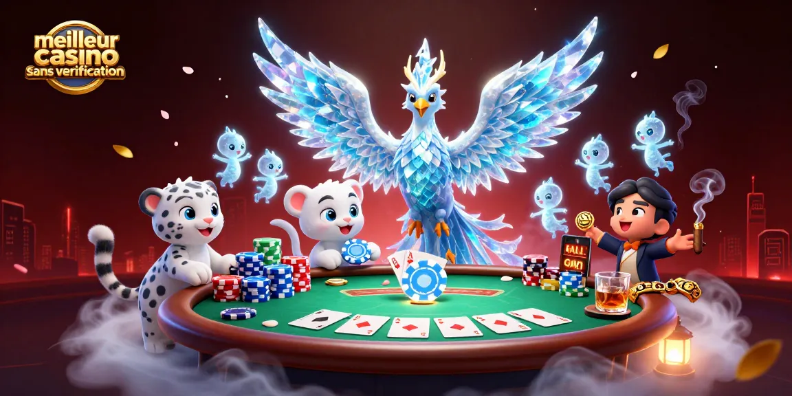 Jouez au meilleur casino sans vérification avec une phoenix de glace et un magnifique poker.