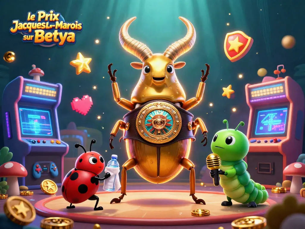Bet on le Prix Jacques-Le-Marois sur Betya with this vibrant illustration of gaming action.