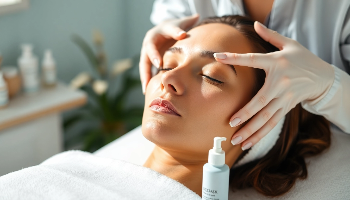 Facial for hyperpigmentation Queens NY treatment session in a tranquil spa environment.