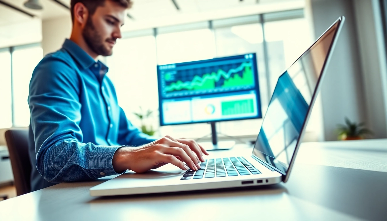 Extract emails with ease using the linkedin email scraper in a modern office.