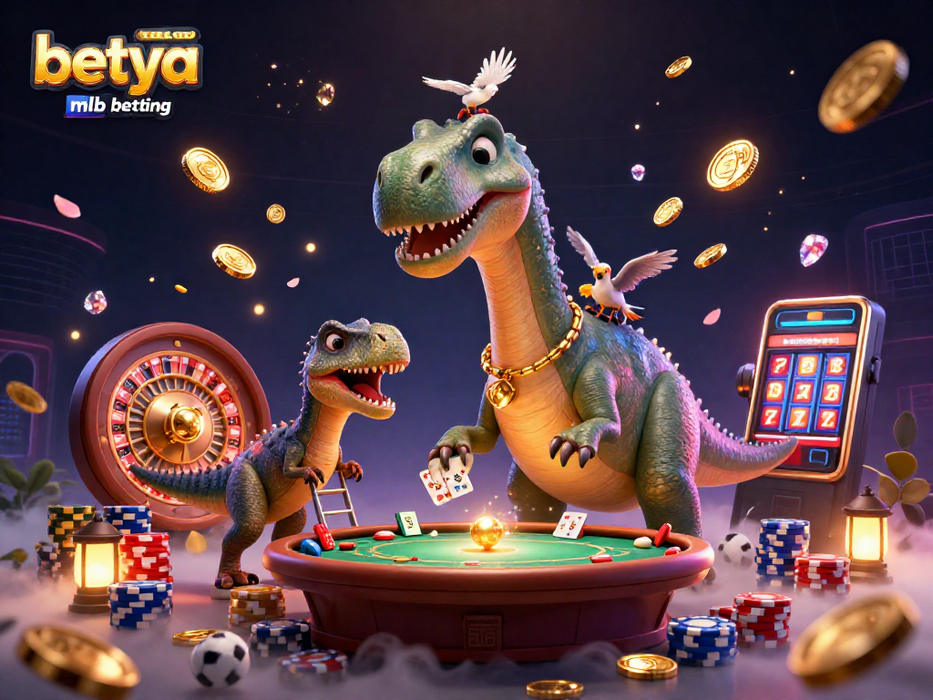 Experience betya.com mlb betting in a vibrant 3D casino setting full of action and excitement!