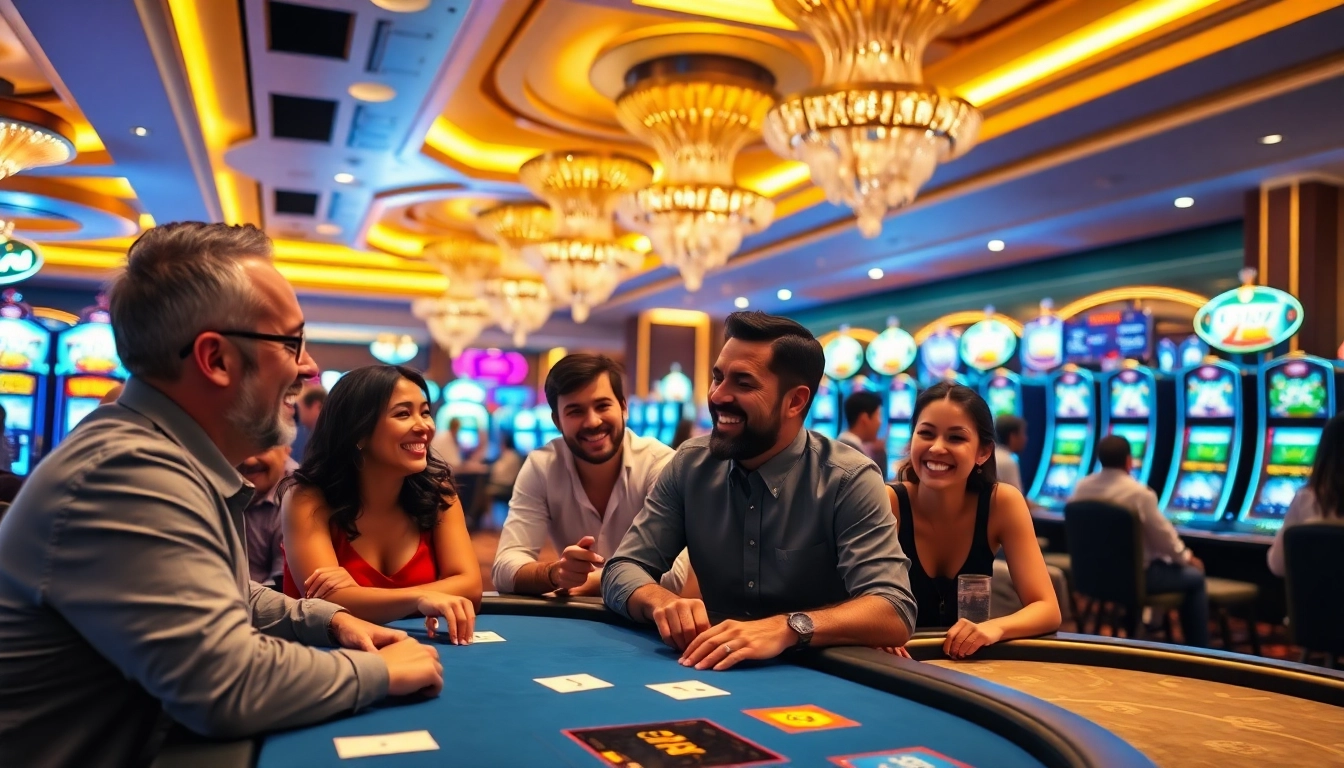 Experience thrilling gameplay at a vibrant Non Uk Casino 2025 filled with excitement and cheer.