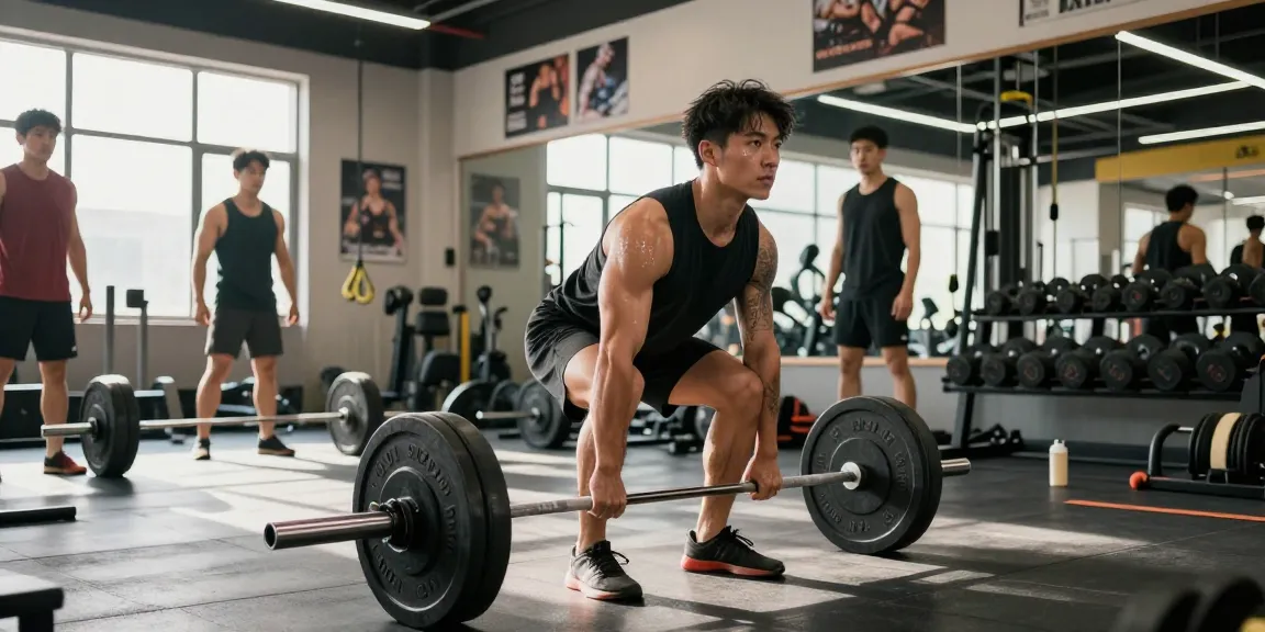 Pharmaqo Shop customer performing weightlifting, showcasing dedication and strength training.