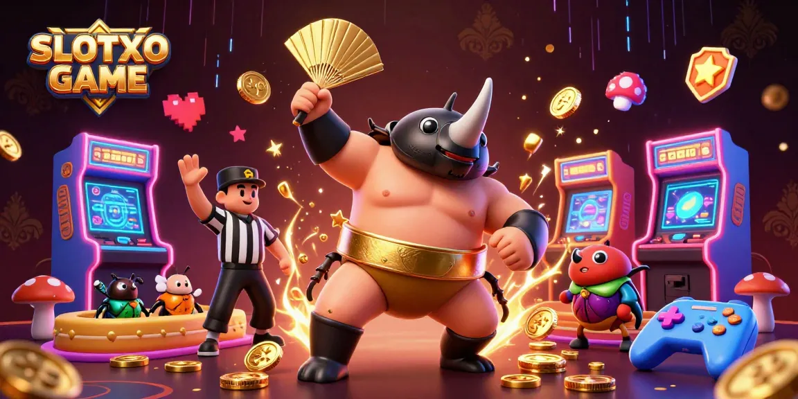 การเล่น SLOTXO GAME ที่น่าตื่นเต้นจากแมลงเต่าทองแชมป์ซูโม่ในบรรยากาศคาสิโน
