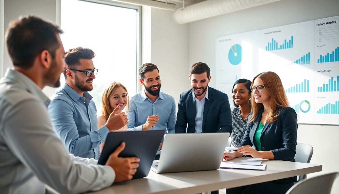 Analyze SEO performance metrics in a collaborative work environment with data visualization tools.
