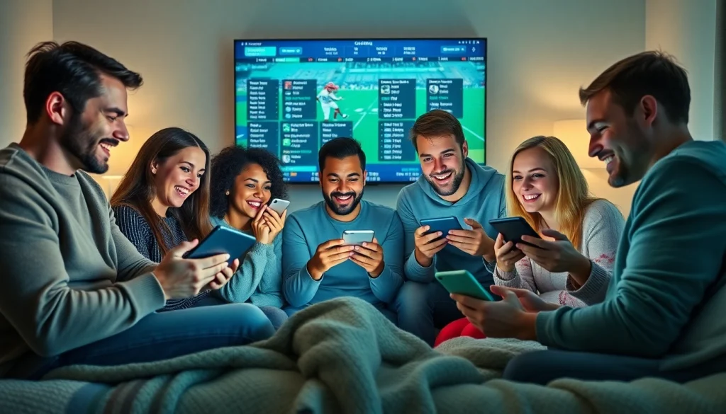 Experience online sports betting Manitoba with enthusiasts engaging in betting activities.