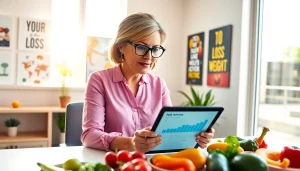 Nutritionist assisting clients to overcome weight loss plateau with personalized strategies