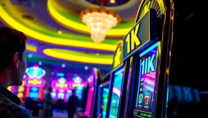 Menangkan slot deposit 1k di mesin slot yang menampilkan keberuntungan dan kegembiraan.