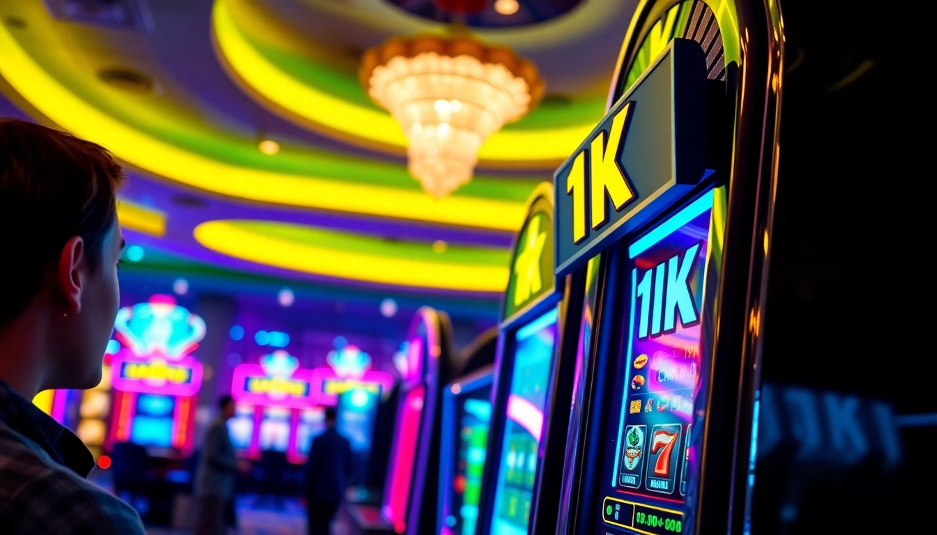 Menangkan slot deposit 1k di mesin slot yang menampilkan keberuntungan dan kegembiraan.