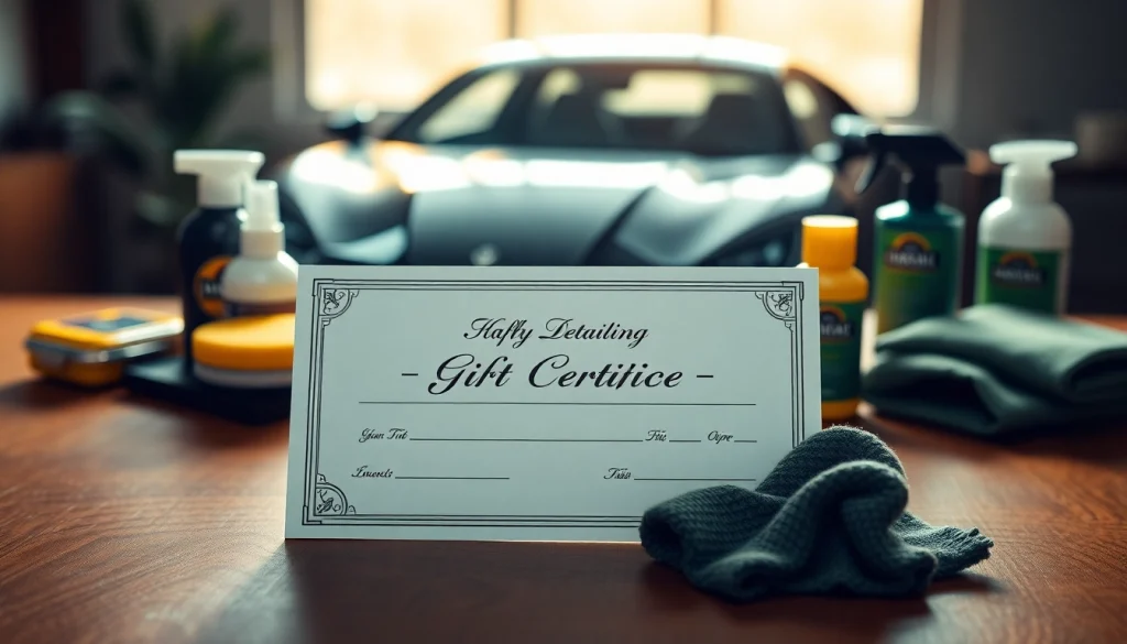 Redeem this car detailing gift certificate for an exceptional vehicle rejuvenation experience.
