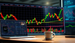 Analyze expanded flat elliott wave patterns in a dynamic trading environment with detailed indicators.