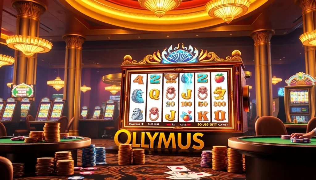 Experience the excitement of Olympus slot with a beautifully designed slot machine capturing ancient Greek mythology elements.