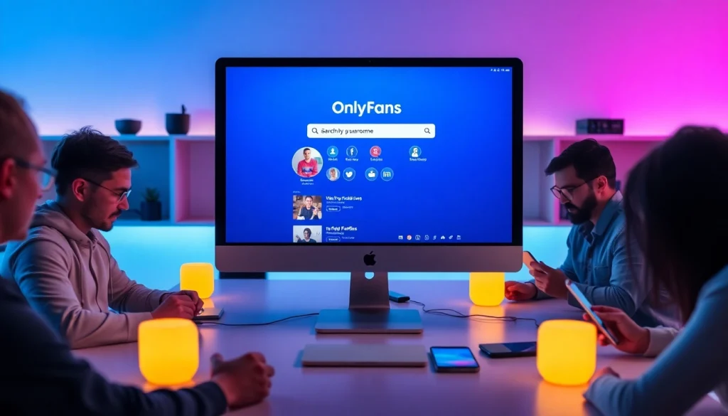 Search OnlyFans by username with a user-friendly digital interface.