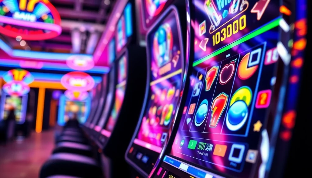 Slot deposit 1k pada tampilan mesin slot yang memikat dan menarik di kasino modern.