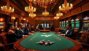 Découvrez l'excitation du casino en ligne France avec des tables de poker luxueuses et des machines à sous vibrantes.