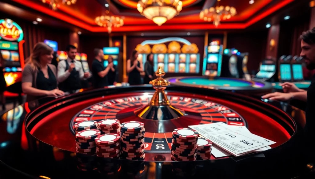 Découvrez l'excitation au meilleur casino en ligne France avec une élégante table de roulette.
