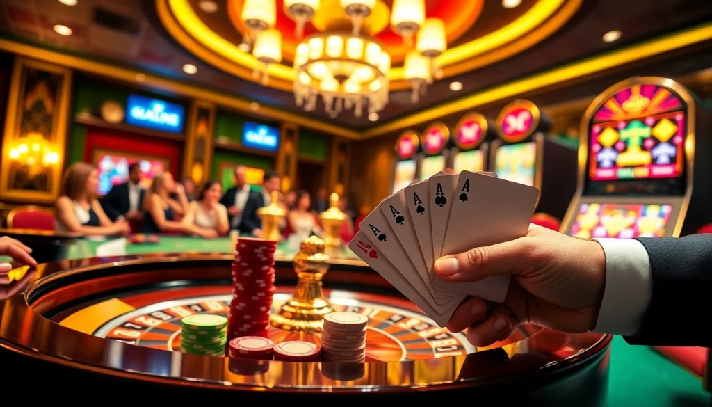 Découvrez le frisson de jouer dans un casino en ligne fiable avec des visuels vibrants de roulette et de poker.