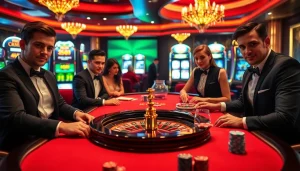 Découvrez l'excitation du meilleur casino en ligne France avec des tables de jeu vibrantes et une atmosphère luxueuse.