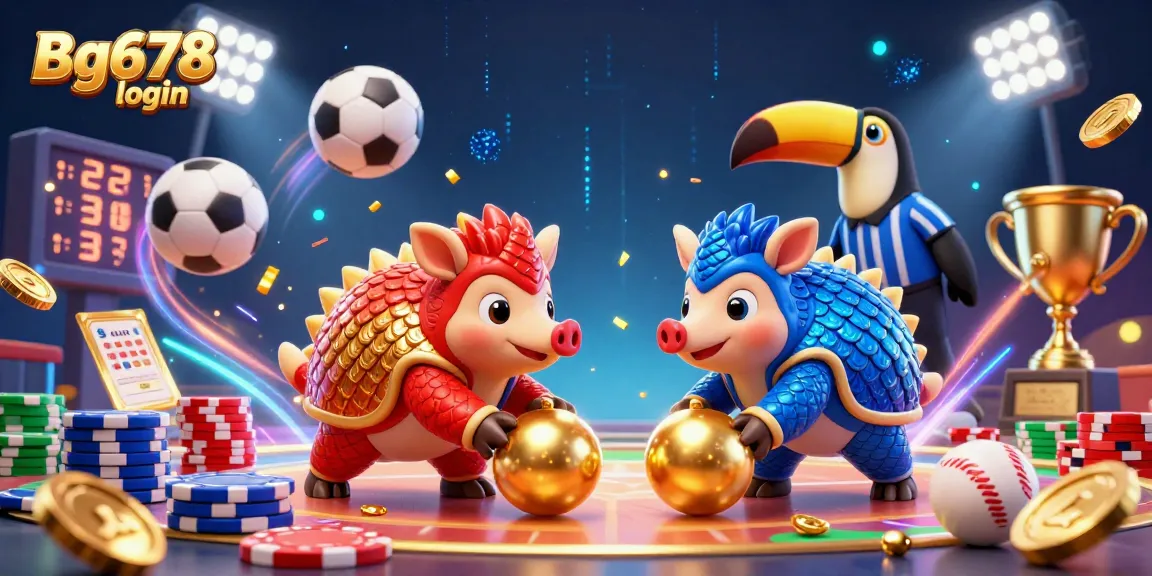 Experience the thrilling Bg678 login action with dynamic pangolins and vibrant casino elements!