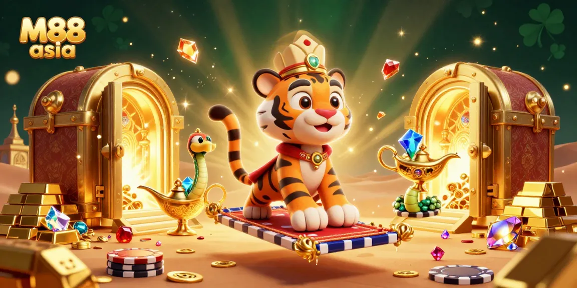 Experience exciting gameplay at M88 asia with vibrant casino-themed characters and elements.