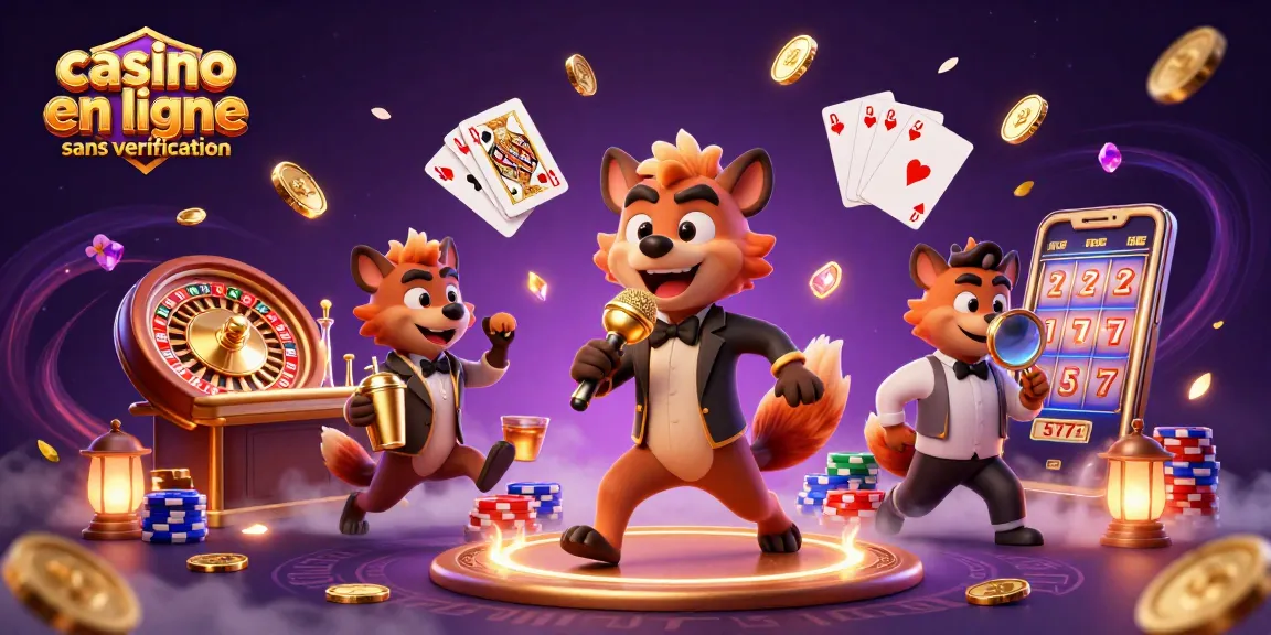 Casino en ligne sans vérification : hyènes dans un club de comédie, économie de temps garantie.